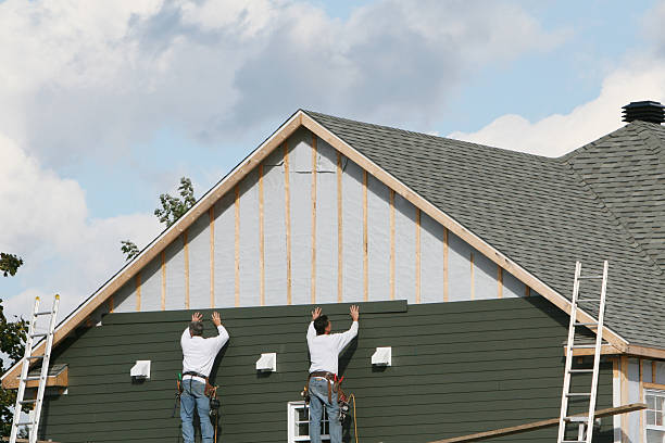 Professional Siding Repair technician working in Diggs, VA